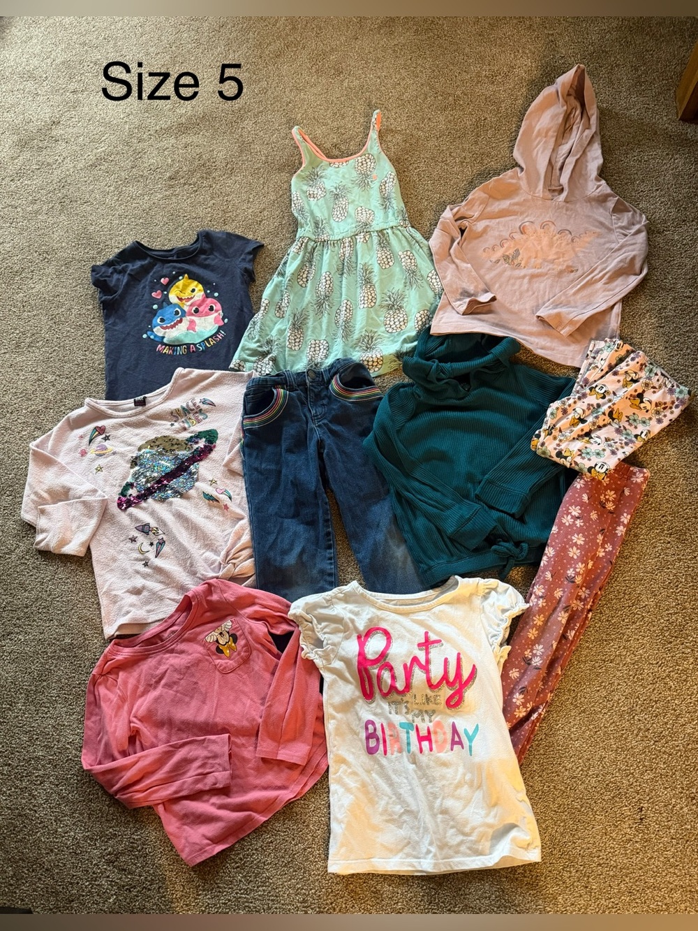Girls Size 5 Mixed Outfit bundle